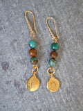 Boucles d'oreilles en Turquoise