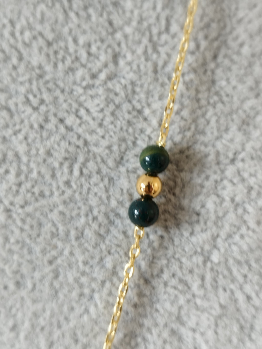 Collier Héliotrope - Jaspe Sanguin