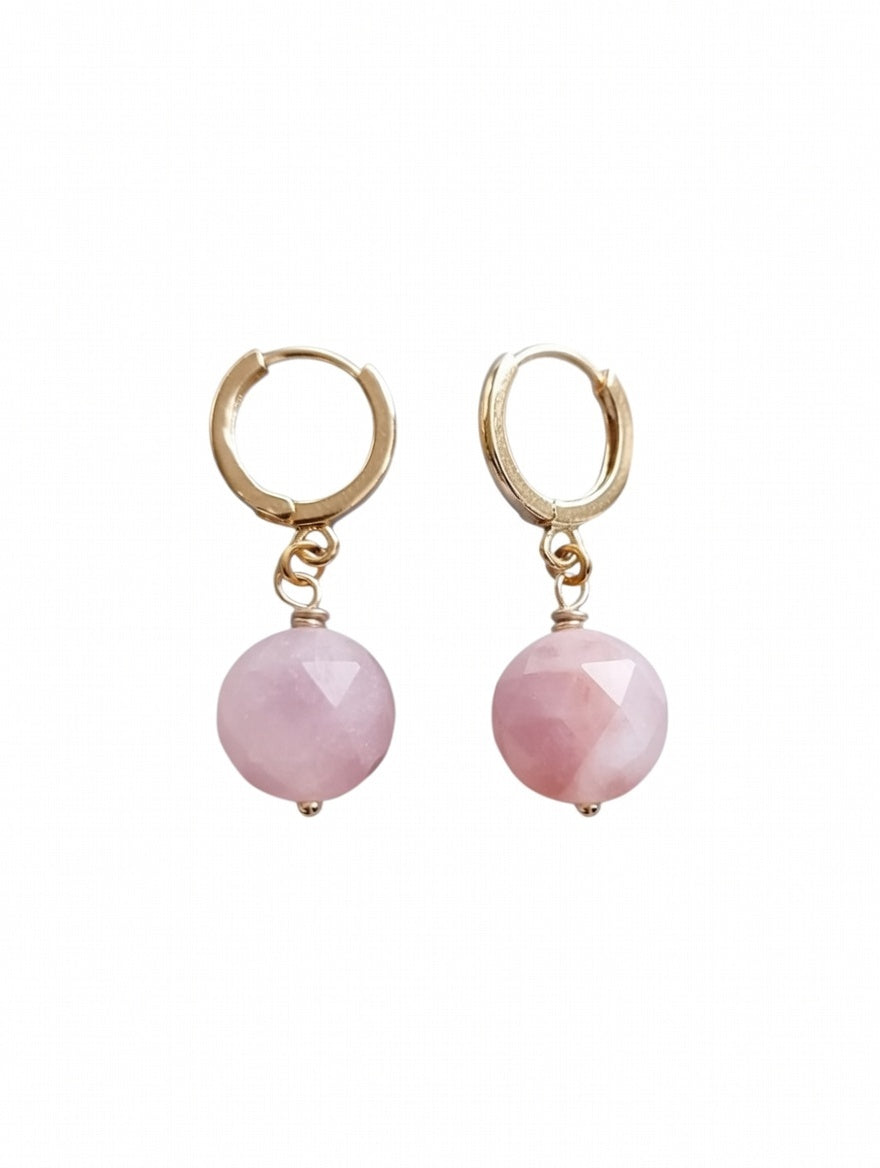 Boucles d'Oreilles Béryl Rose