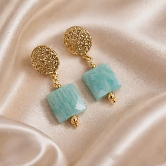 Boucles amazonite