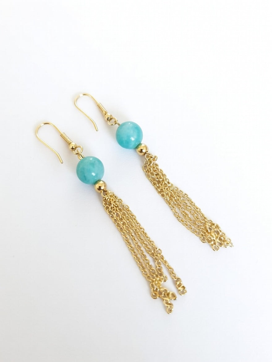 Boucles d'Oreilles Amazonite