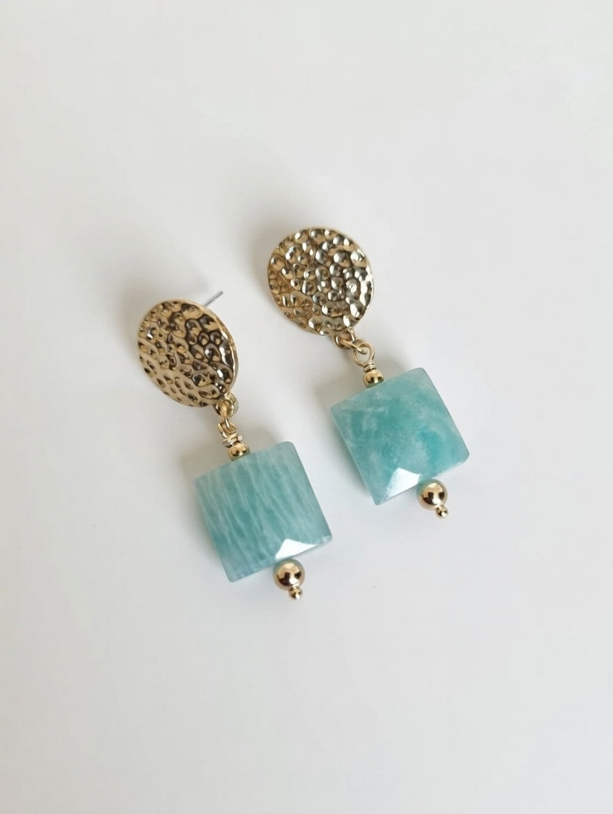 Boucles amazonite