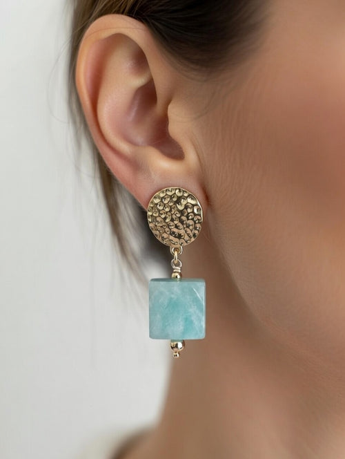 Boucles amazonite
