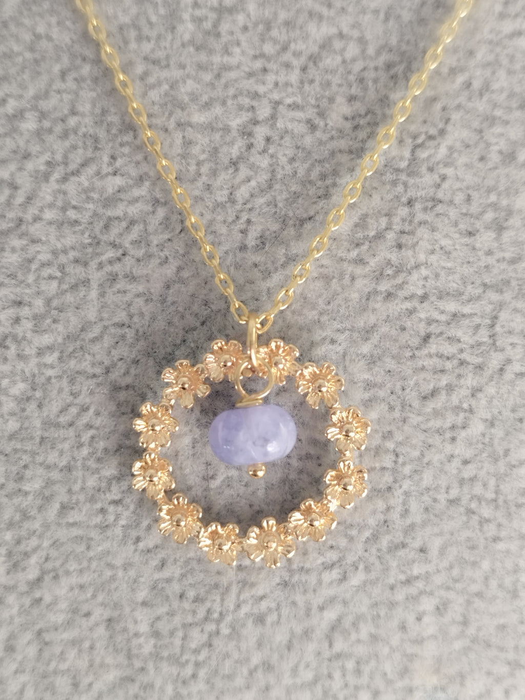 Collier Citrouille Tanzanite - Sagesse et Transformation