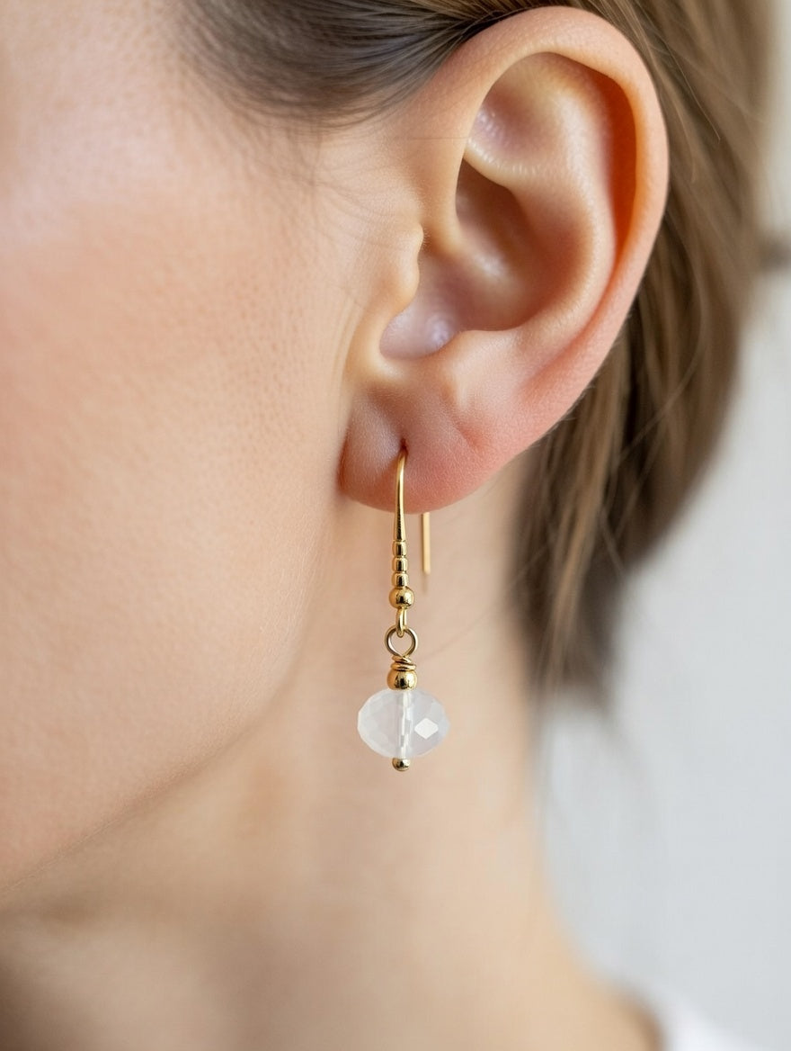 Boucles Quartz Clair