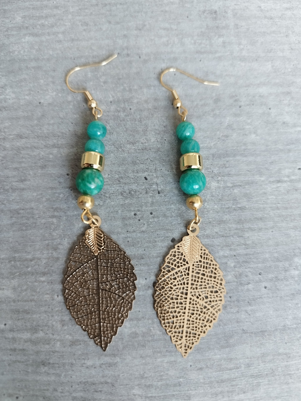 Boucles Amazonite