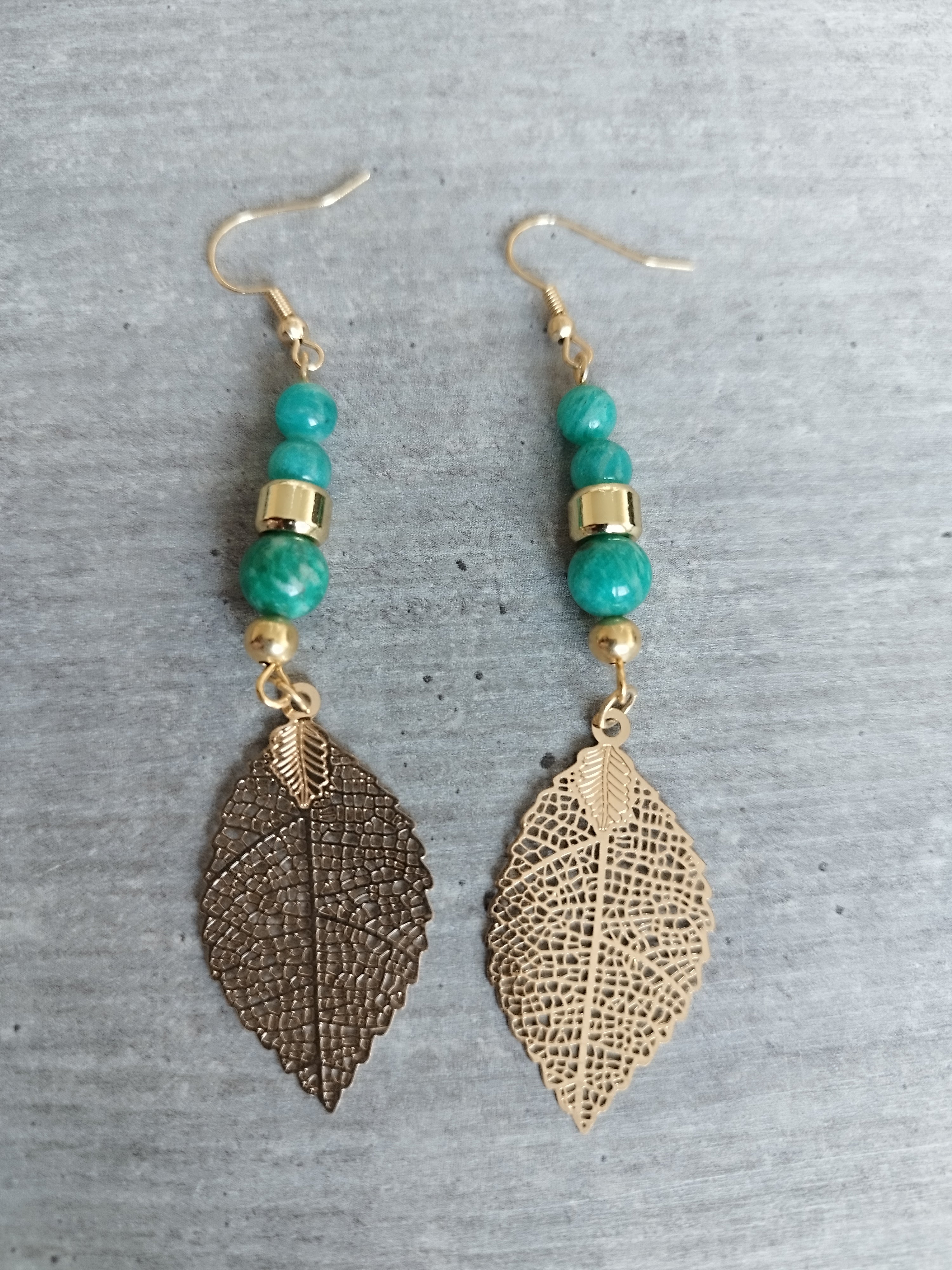 Boucles Amazonite