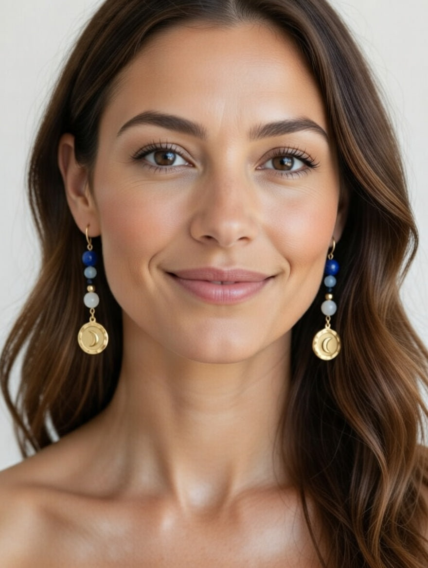 Boucles Spirale Lunaire