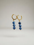 Boucles cyanite 6 mm