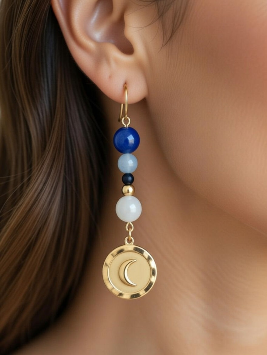 Boucles Spirale Lunaire