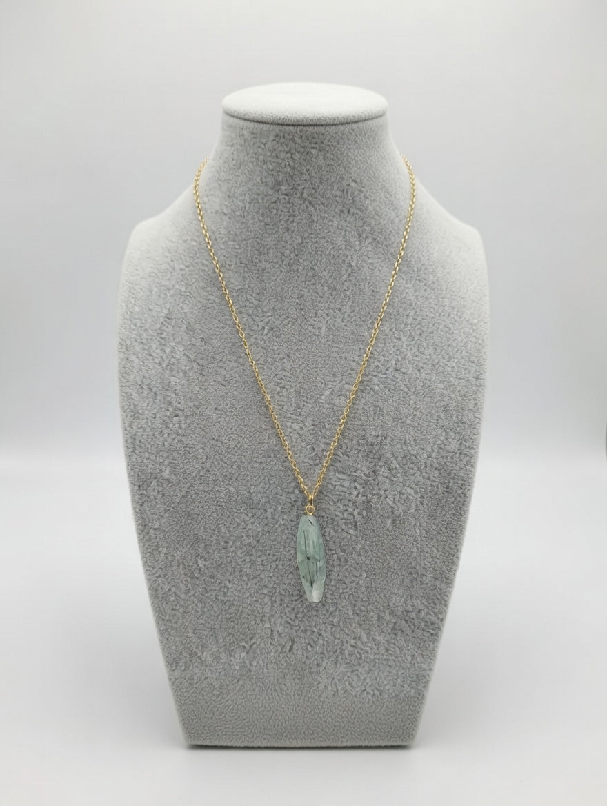Collier Jade Néphrite - Harmonie et Sérénité