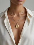 Collier Pendentif Spirale Ammonite
