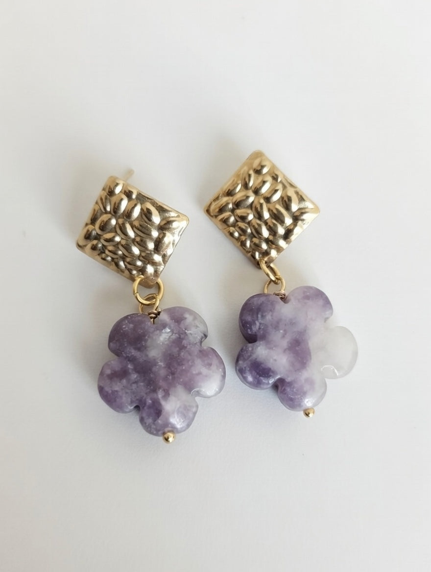 Boucles lépidolite